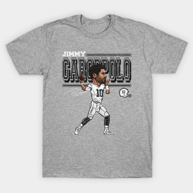 Jimmy Garoppolo Las Vegas Cartoon T-Shirt by danlintonpro